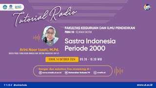 Sastra Indonesia Periode 2000  PBIN4110 Sejarah Sastra [upl. by Meunier]