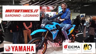 YAMAHA NOVITA EICMA CON MOTORTIMES [upl. by Airdnoed]