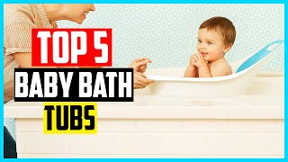 ✅Top 5 Best Baby Bath Tubs in 2024 [upl. by Nosimaj]