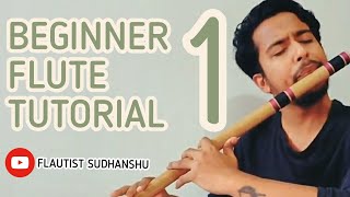 BEGINNERS FLUTE TUTORIAL 1 THE BLOWING TECHNIQUE AND HANDLING OF FLUTE [upl. by Masson22]