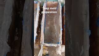 Soap mold preparation [upl. by Werna]