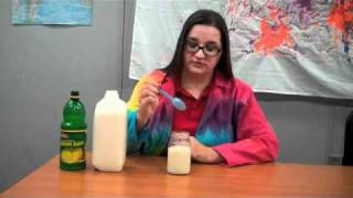 Milk Curdling a fun athome science experiment [upl. by Daph701]