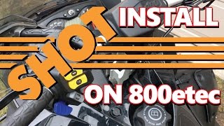 How to install SHOT on 800etec ski doo snowmobile [upl. by Aisena]