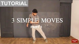 How to Dance  Basic Dance Steps for beginners  3 Simple Moves  Part 1 [upl. by Oby]