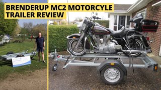 Brenderup MC2 Motorcycle Trailer FULL REVIEW [upl. by Aidua]