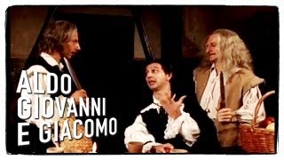 Il conte Dracula seconda parte  Tre uomini e una gamba di Aldo Giovanni e Giacomo [upl. by Folsom]