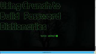 Crunch  Password Dictionary Generator in Kali Linux  AmIRootYet  Pranshu Bajpai [upl. by Yelsnik]