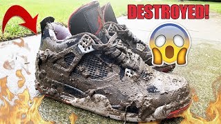 RESTORING MY DESTROYED AIR JORDANS [upl. by Eiuqnom]