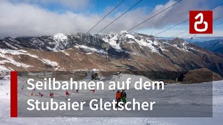 Seilbahnen am Stubaier Gletscher [upl. by Savick]