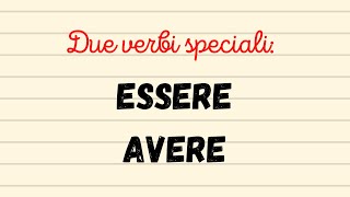 Verbo essere e verbo avere Italiano grammatica classe 2° [upl. by Ylac]