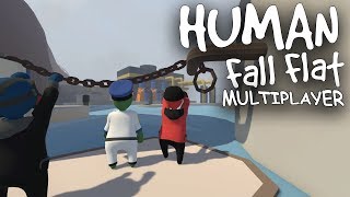 SHIPS AHOY  Human Fall Flat Multiplayer Part 6 [upl. by Entroc]