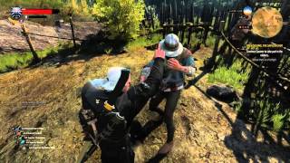 Witcher 3 Hearts of Stone Open Sesame  Freeing Quinto By Winning a Fight with Hans of Cidaris [upl. by Atilol]