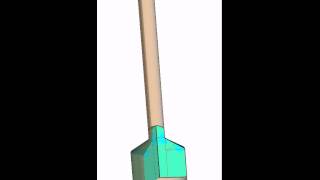 ALE simulation of SemiSolid thixoforming extrusion process [upl. by Eiduam391]