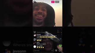 12world s1 getting bare verbal on insta live 😂😂 [upl. by Ahsoyem400]