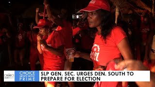 SLP GEN SEC URGES DEN SOUTH TO PREPARE FOR ELECTION [upl. by Airoled]