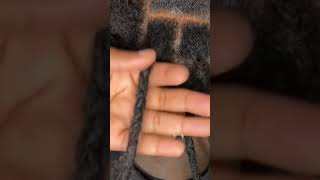 dreadlock extension tutorial hairtutorial extension youtubers subscribe [upl. by Sivia358]