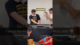 Hired the wrong DJ for the office party goes wrong cringe cringe cringeymemes funnyclips [upl. by Etessil]