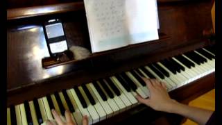 未来日記  Mirai Nikki Ending 1  Blood Teller  飛蘭Faylan  Piano Cover Ep25 version [upl. by Ahaelam]