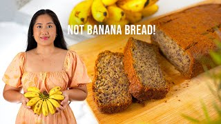 Banana CAKE  Asian Style but EGGLESS amp VEGAN [upl. by Janaye]