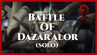 Dazaralor Raid solo mythic  Horde side  no commentary [upl. by Aibat]