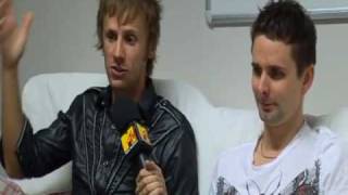 Muse Roskilde 2010 Interview [upl. by Haraz743]