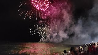 Queima de fogos  Réveillon Praia de Candeias  Jaboatão dos Guararapes  PE 01012019 [upl. by Nessie272]