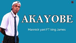 King James Ft Mannick Yani AKAYOBE Official Video Lyrics [upl. by Ahseat566]