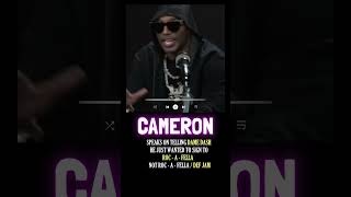 CAMERON SPEAKS ON TELLING DAME DASH HE ONLY WANTED TO SIGN TO ROC A FELLA NOT DEF JAM [upl. by Macnamara700]