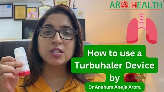 How to use a Turbuhaler for Lungs Quick Demonstration [upl. by Rehpotsyrk]