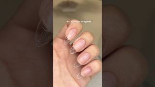 DIY GelX Nails🤍✨ diynails nails nail [upl. by Catherine]