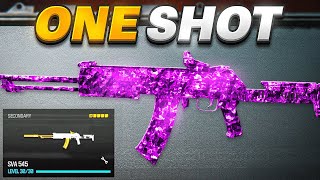 new ONE SHOT SVA 545 in WARZONE 3 Best SVA 545 Class Setup  MW3 [upl. by Mauralia854]