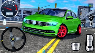 Car Parking Modified City Park 3D  New Car Volkswagen Passat Drift Driving  Android GamePlay 10 [upl. by Navert]