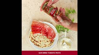 Italian Recipes Filippo Berio Sundried tomato pesto piadina [upl. by Omolhs]