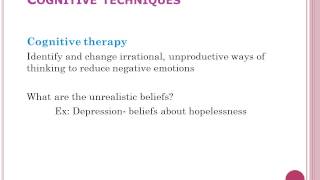 psychological therapies [upl. by Tibold980]