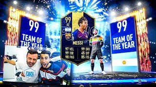 😱MESSI TOTYYYYY😱PACK OPENING TOTY SQUADRA COMPLETA  FIFA 19 ITA [upl. by Madra662]