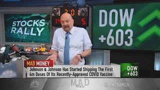 Jim Cramer reveals undertheradar reopening plays [upl. by Sidnarb]