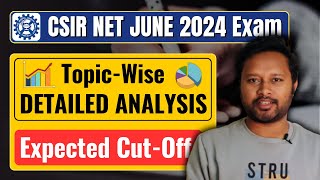 CSIR June 2024 Expected Cutoff and Detailed Analysis  All Bout Chemistry  cutoff csirnet [upl. by Judie]