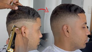 Degradê Rápido e Fácil pro dia a dia PASSO A PASSO COMPLETO barbeiro iniciante 😱💈 [upl. by Bledsoe]