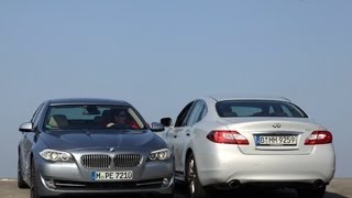 Infiniti M35h vs BMW Hybrid [upl. by Beaudoin]