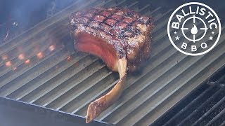 The Best Way To Cook A Tomahawk Ribeye  How To Cook a Cowboy Cut Steak [upl. by Yetnom]