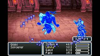 Final Fantasy V Advance  Karnak Castle  Gigas Sorcerer amp Cur Nakk [upl. by Vandyke]