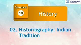 STD 10 history chapter no 2 Historiography indian tradition [upl. by Ahsenyt]