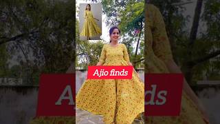 Ajio maxi dress  ajio maxi dress haul  ajio dress review ajio ajiohaul maxidress shorts new [upl. by Kenlee]