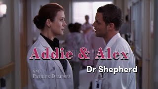 Addie and Alex Greys Anatomy  yelenamcguinness  4K [upl. by Augy]