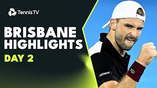 Murray vs Dimitrov Rune amp Shelton Begin Seasons  Brisbane 2024 Highlights Day 2 [upl. by Lenee]