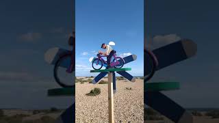 Cyclist whirligig [upl. by Ciapha]