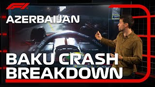 Sainz amp Perez Clash In Baku  Jolyon Palmers Breakdown [upl. by Dnomsad449]