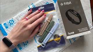 Fitbit Luxe amp colourful silicone accessories review 💃 [upl. by Drahnreb]