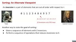 CS61B 2023 Lec 29  Sorting I Basic Sorts [upl. by Hasile]