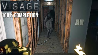 Visage  Full Game 100 Completion Walkthrough Psychological Horror Game 2020 [upl. by Ilzel152]